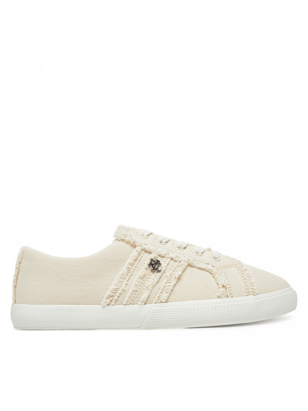 Sneakersy LAUREN RALPH LAUREN Janson Fray 802967040001 Écru